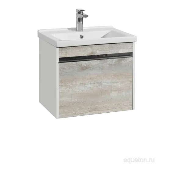 ТУМБА С РАКОВИНОЙ AQUATON КАПРИ 60 БЕТОН ПАЙН