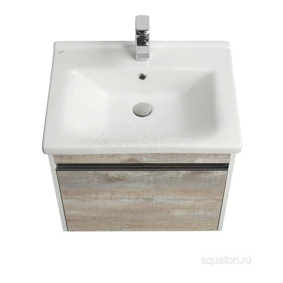 ТУМБА С РАКОВИНОЙ AQUATON КАПРИ 60 БЕТОН ПАЙН