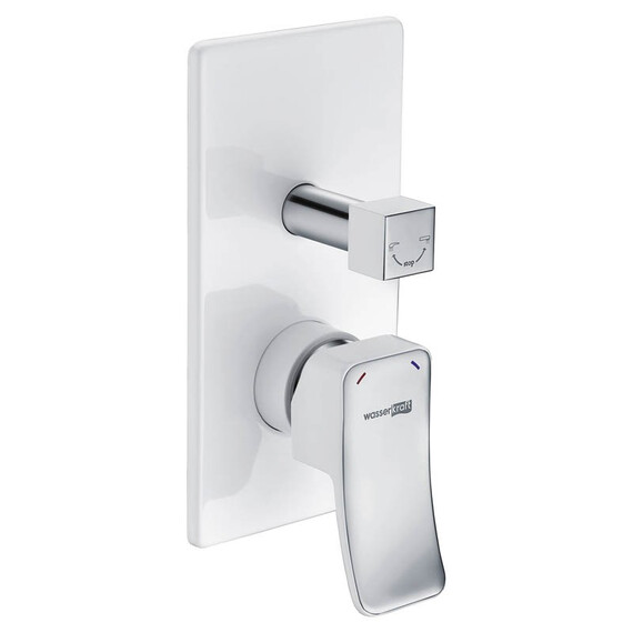 СМЕСИТЕЛЬ ДЛЯ ВАННЫ И ДУША WASSERKRAFT ALLER 10641WHITE