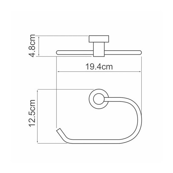 ДЕРЖАТЕЛЬ ПОЛОТЕНЕЦ WASSERKRAFT DONAU K-9460