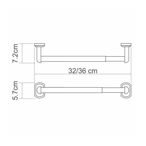 ДЕРЖАТЕЛЬ БУМАЖНЫХ ПОЛОТЕНЕЦ WASSERKRAFT ODER K-3091