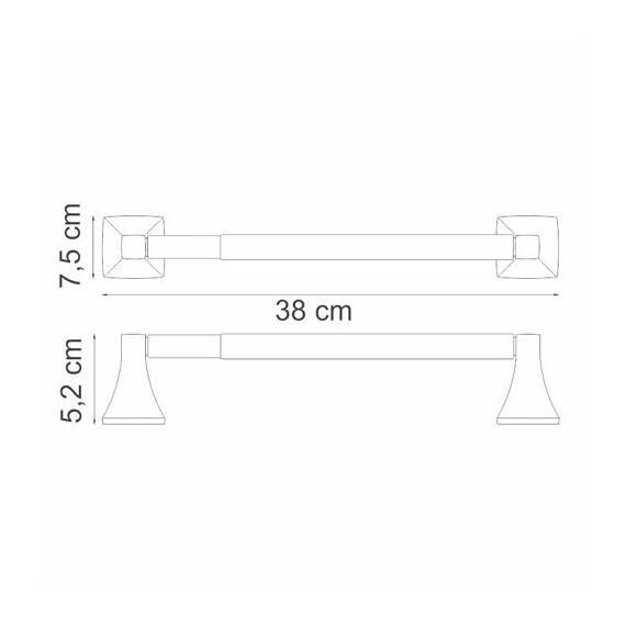 ДЕРЖАТЕЛЬ БУМАЖНЫХ ПОЛОТЕНЕЦ WASSERKRAFT WERN K-2591