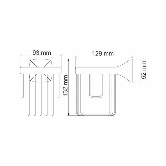 ДЕРЖАТЕЛЬ ОСВЕЖИТЕЛЯ WASSERKRAFT WERN K-2545