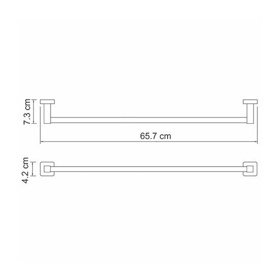 ДЕРЖАТЕЛЬ ПОЛОТЕНЕЦ ОДИНАРНЫЙ WASSERKRAFT LIPPE K-6530
