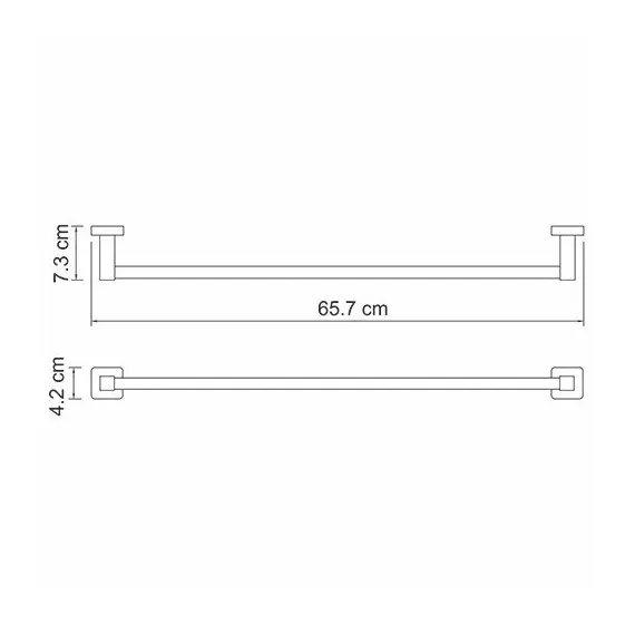 ДЕРЖАТЕЛЬ ПОЛОТЕНЕЦ ОДИНАРНЫЙ WASSERKRAFT LIPPE K-6530