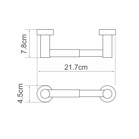 ДЕРЖАТЕЛЬ ТУАЛЕТНОЙ БУМАГИ WASSERKRAFT DONAU K-9422