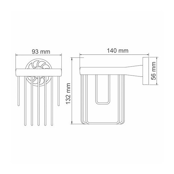 ДЕРЖАТЕЛЬ ОСВЕЖИТЕЛЯ WASSERKRAFT ISEN K-4045 ДЕРЖАТЕЛЬ ОСВЕЖИТЕЛЯ WASSERKRAFT ISEN K-4045