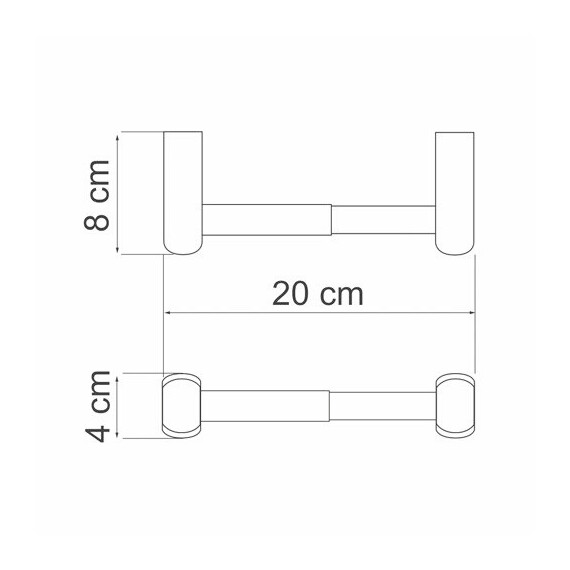 ДЕРЖАТЕЛЬ ТУАЛЕТНОЙ БУМАГИ WASSERKRAFT BERKEL K-6822