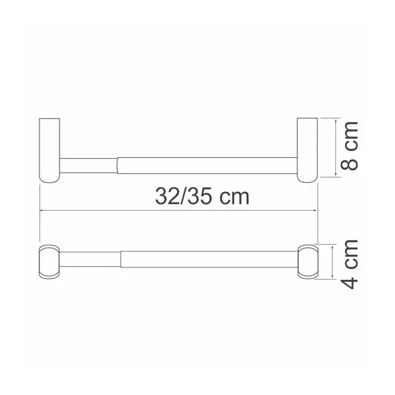 ДЕРЖАТЕЛЬ БУМАЖНЫХ ПОЛОТЕНЕЦ WASSERKRAFT BERKEL K-6891