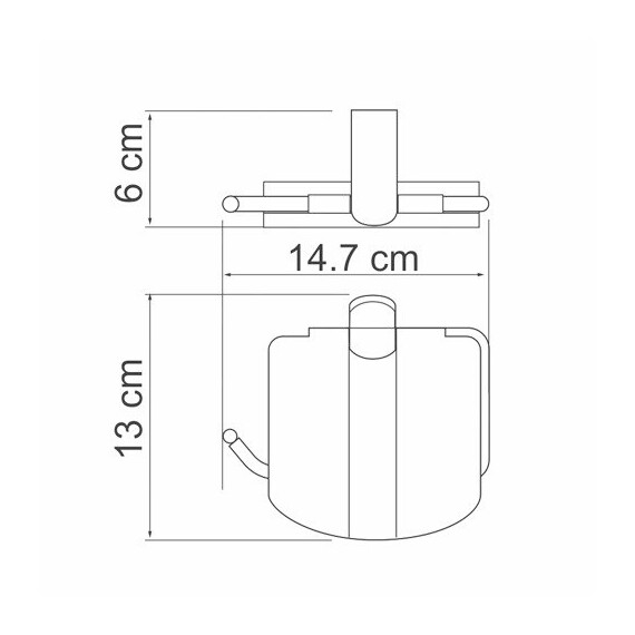 ДЕРЖАТЕЛЬ ТУАЛЕТНОЙ БУМАГИ WASSERKRAFT BERKEL K-6825