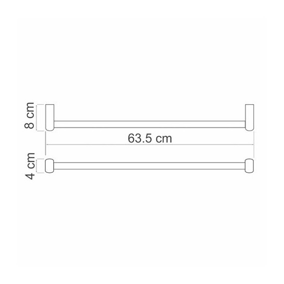 ДЕРЖАТЕЛЬ ПОЛОТЕНЕЦ ОДИНАРНЫЙ WASSERKRAFT BERKEL K-6830