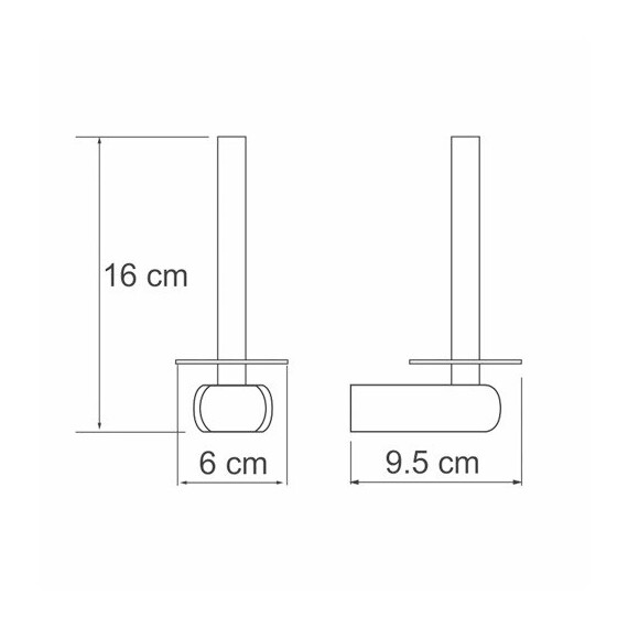 ДЕРЖАТЕЛЬ ТУАЛЕТНОЙ БУМАГИ WASSERKRAFT BERKEL K-6897