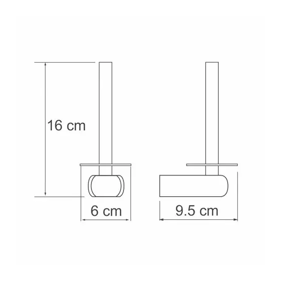ДЕРЖАТЕЛЬ ТУАЛЕТНОЙ БУМАГИ WASSERKRAFT BERKEL K-6897