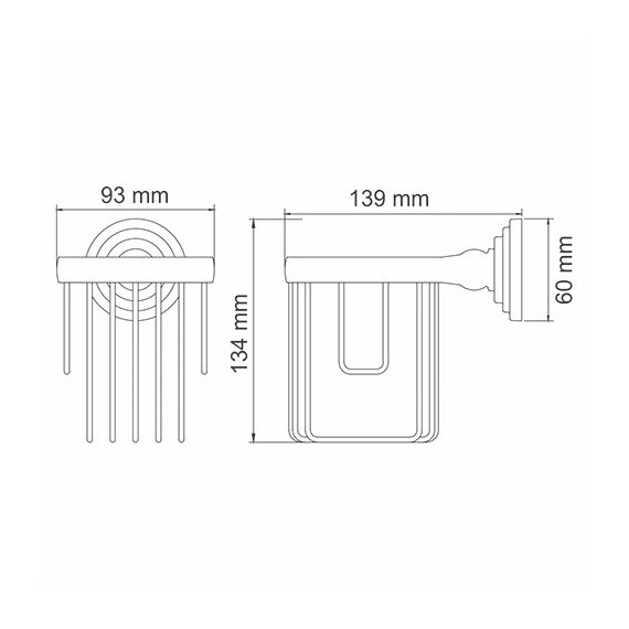 ДЕРЖАТЕЛЬ ОСВЕЖИТЕЛЯ WASSERKRAFT AMMER K-7045