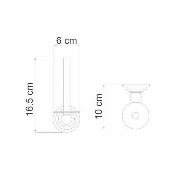 ДЕРЖАТЕЛЬ ТУАЛЕТНОЙ БУМАГИ WASSERKRAFT AMMER K-7097