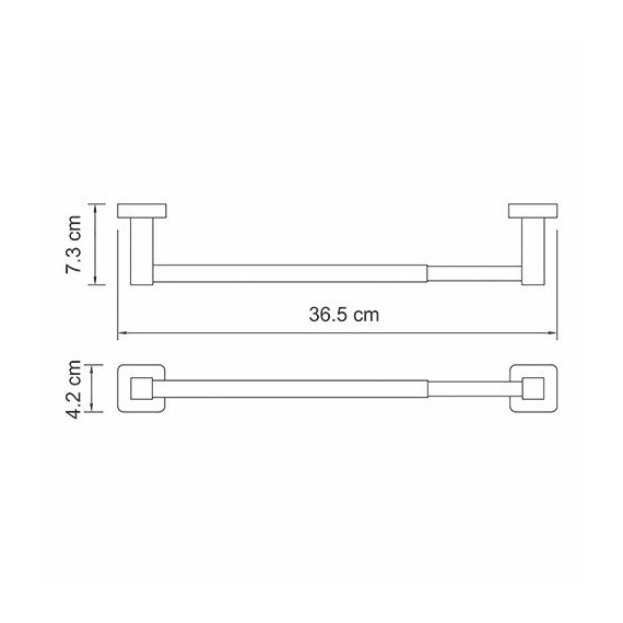 ДЕРЖАТЕЛЬ БУМАЖНЫХ ПОЛОТЕНЕЦ WASSERKRAFT LIPPE K-6591