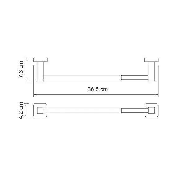 ДЕРЖАТЕЛЬ БУМАЖНЫХ ПОЛОТЕНЕЦ WASSERKRAFT LIPPE K-6591