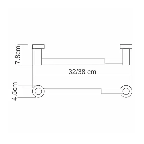 ДЕРЖАТЕЛЬ БУМАЖНЫХ ПОЛОТЕНЕЦ WASSERKRAFT DONAU K-9491