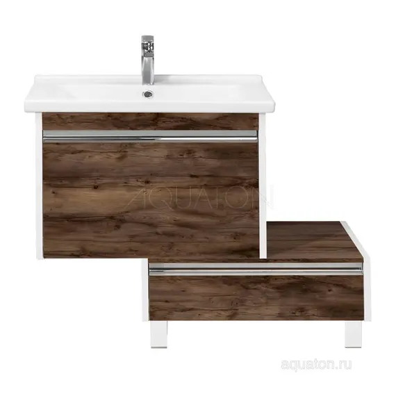 КОМОД AQUATON КАПРИ 80 ТАКСОНИЯ ТЕМНАЯ