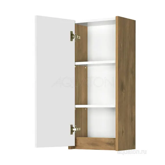 ПОЛУКОЛОННА AQUATON СКАНДИ БЕЛЫЙ, ДУБ РУСТИКАЛЬНЫЙ