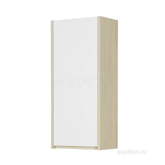 ПОЛУКОЛОННА AQUATON СКАНДИ БЕЛЫЙ, ДУБ ВЕРОНА