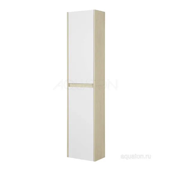 ПОЛУКОЛОННА AQUATON СКАНДИ БЕЛЫЙ, ДУБ ВЕРОНА