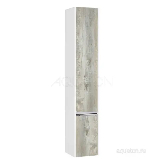 ШКАФ - КОЛОННА AQUATON КАПРИ ПРАВЫЙ БЕТОН ПАЙН