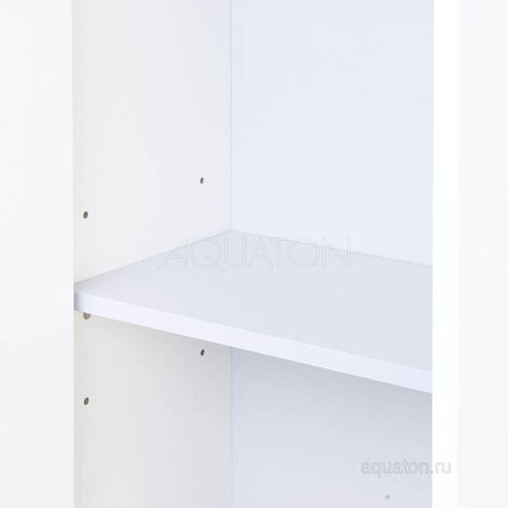 ШКАФ - КОЛОННА AQUATON НОРТОН БЕЛАЯ ЛЕВАЯ