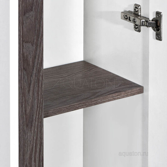 ШКАФ - КОЛОННА AQUATON РЕНЕ БЕЛЫЙ, ГРЕЦКИЙ ОРЕХ