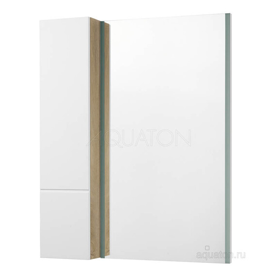 ШКАФЧИК AQUATON МОДУЛЬ МИШЕЛЬ 23 ДУБ ЭНДГРЕЙН, БЕЛЫЙ