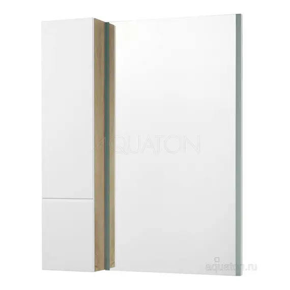 ШКАФЧИК AQUATON МОДУЛЬ МИШЕЛЬ 23 ДУБ ЭНДГРЕЙН, БЕЛЫЙ