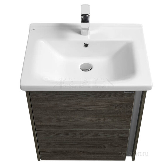 ТУМБА С РАКОВИНОЙ AQUATON СТОУН 60 ГРЕЦКИЙ ОРЕХ