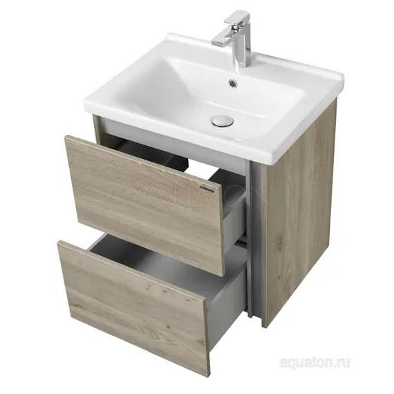 ТУМБА С РАКОВИНОЙ AQUATON СТОУН 60 СОСНА АРЛИНГТОН