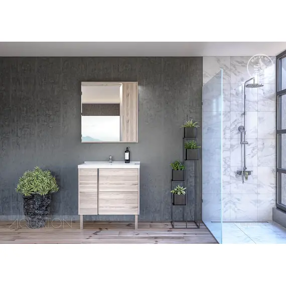 ТУМБА С РАКОВИНОЙ AQUATON СТОУН 80 СОСНА АРЛИНГТОН