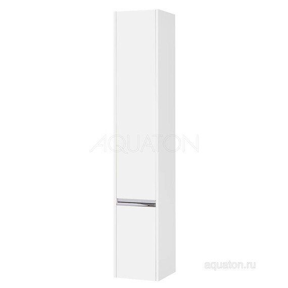 ШКАФ - КОЛОННА AQUATON КАПРИ ПРАВЫЙ БЕЛЫЙ ГЛЯНЕЦ