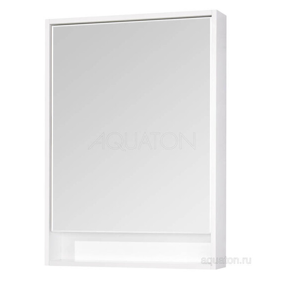ЗЕРКАЛЬНЫЙ ШКАФ AQUATON КАПРИ 60 БЕЛЫЙ ГЛЯНЕЦ