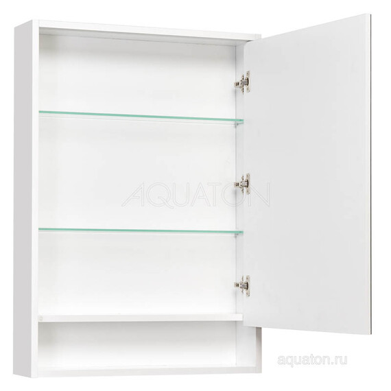 ЗЕРКАЛЬНЫЙ ШКАФ AQUATON КАПРИ 60 БЕЛЫЙ ГЛЯНЕЦ