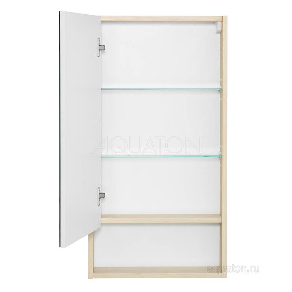 ЗЕРКАЛЬНЫЙ ШКАФ AQUATON СКАНДИ 45 БЕЛЫЙ, ДУБ ВЕРОНА