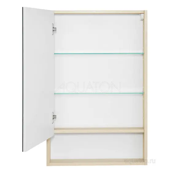 ЗЕРКАЛЬНЫЙ ШКАФ AQUATON СКАНДИ 55 БЕЛЫЙ, ДУБ ВЕРОНА