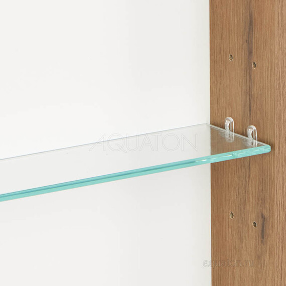 ЗЕРКАЛЬНЫЙ ШКАФ AQUATON СКАНДИ 70 БЕЛЫЙ, ДУБ РУСТИКАЛЬНЫЙ