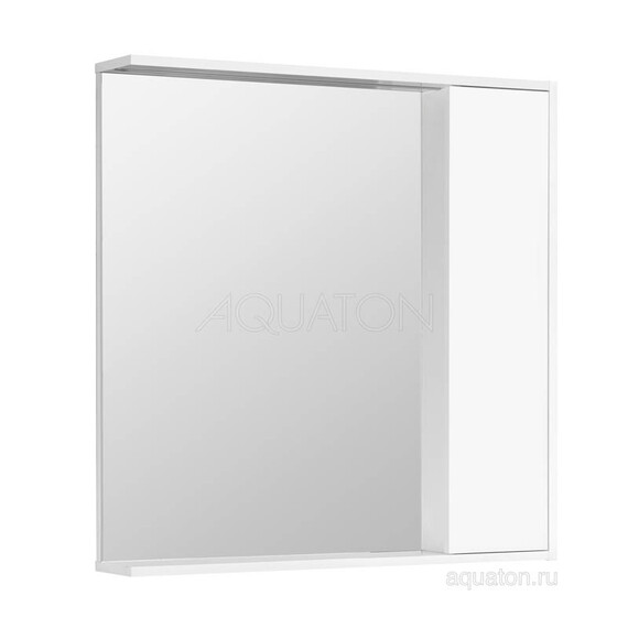 ЗЕРКАЛЬНЫЙ ШКАФ AQUATON СТОУН 80 БЕЛЫЙ