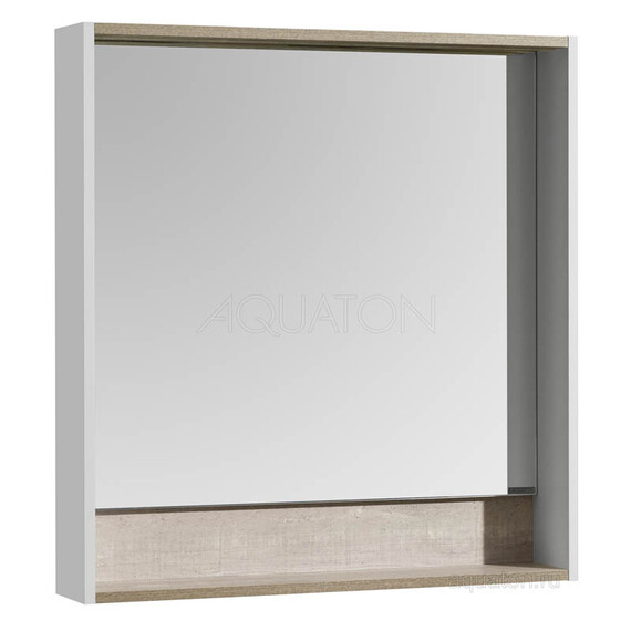 ЗЕРКАЛО AQUATON КАПРИ 80 БЕТОН ПАЙН