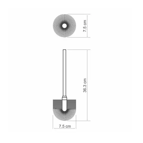 ЩЕТКА ДЛЯ УНИТАЗА ЗАПАСНАЯ WASSERKRAFT K-026