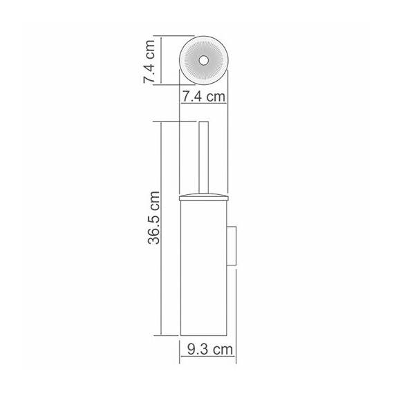 ЩЕТКА ДЛЯ УНИТАЗА ПОДВЕСНАЯ WASSERKRAFT K-1057