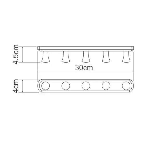 КРОНШТЕЙН НАСТЕННЫЙ WASSERKRAFT K-1075
