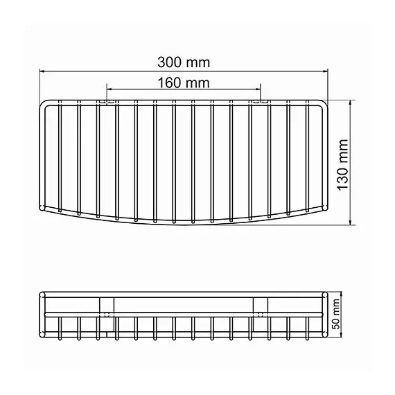 ПОЛКА МЕТАЛЛИЧЕСКАЯ WASSERKRAFT K-1411