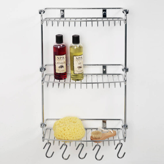 ПОЛКА МЕТАЛЛИЧЕСКАЯ ТРОЙНАЯ WASSERKRAFT K-1433 ПОЛКА МЕТАЛЛИЧЕСКАЯ ТРОЙНАЯ WASSERKRAFT K-1433