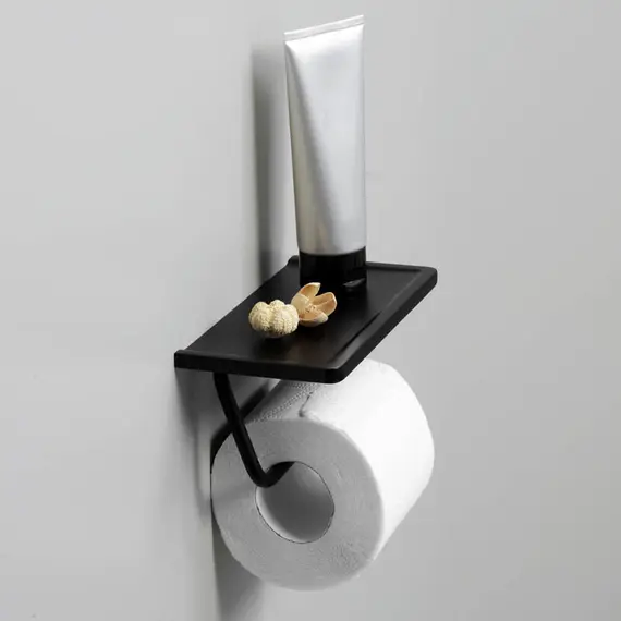 ДЕРЖАТЕЛЬ ТУАЛЕТНОЙ БУМАГИ С ПОЛОЧКОЙ ДЛЯ ТЕЛЕФОНА WASSERKRAFT K-1525