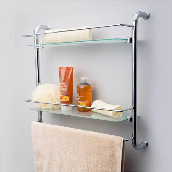 ПОЛКА СТЕКЛЯННАЯ ДВОЙНАЯ WASSERKRAFT K-2022