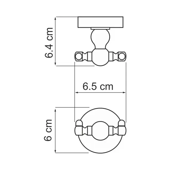 КРЮЧОК ДВОЙНОЙ WASSERKRAFT DIEMEL K-2223D
